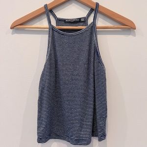 Brandy Melville Blue/white Striped Tank